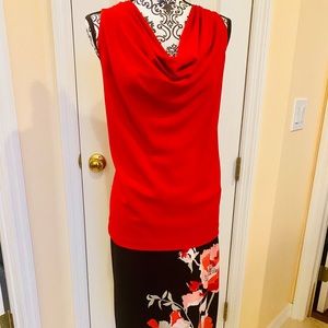 Complete outfit: Calvin Klein blouse &Alfani skirt